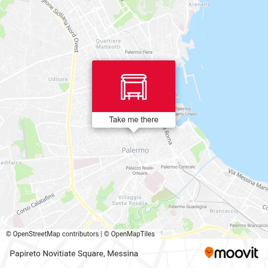 Papireto Novitiate Square map