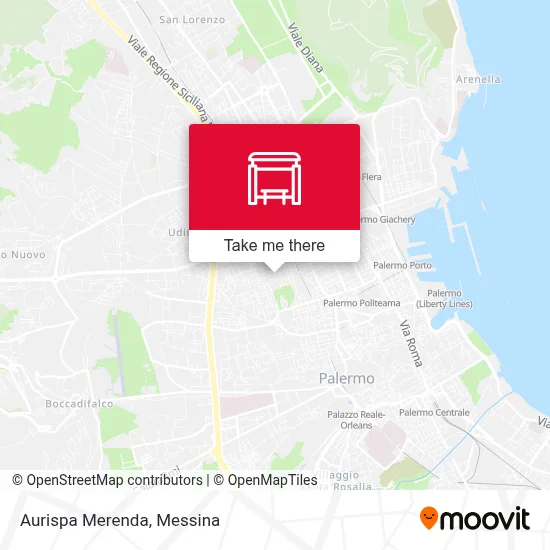 Aurispa Merenda map