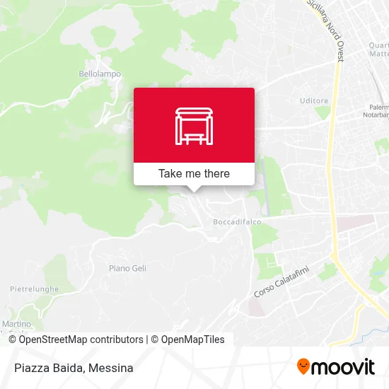 Piazza Baida map