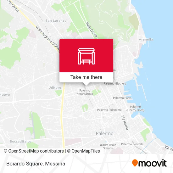 Boiardo Square map