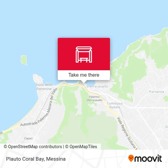 Plauto Coral Bay map
