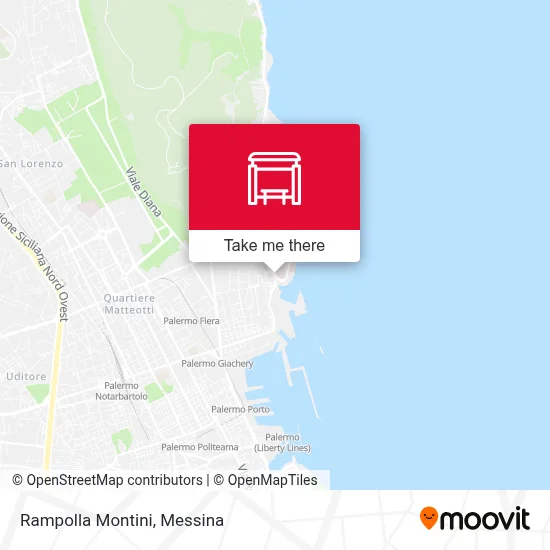 Rampolla Montini map