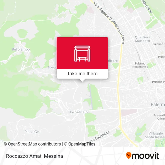 Roccazzo Amat map