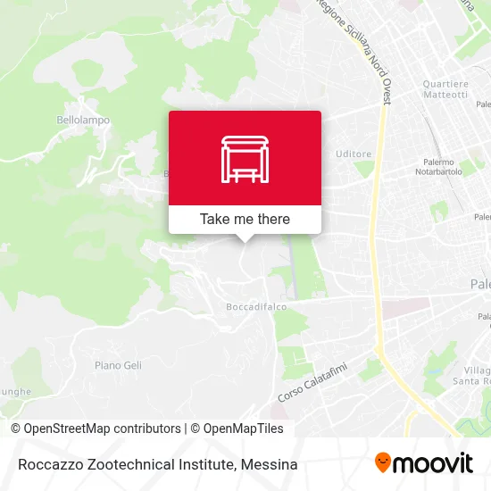 Roccazzo Zootechnical Institute map