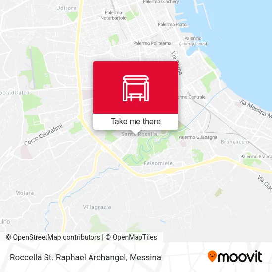 Roccella St. Raphael Archangel map