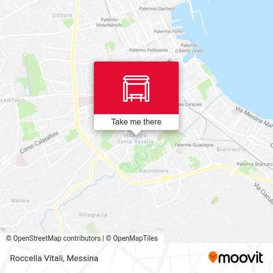 Roccella Vitali map