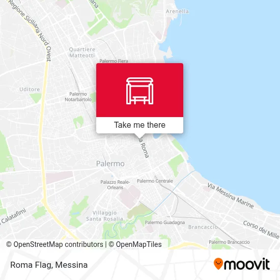 Roma Flag map