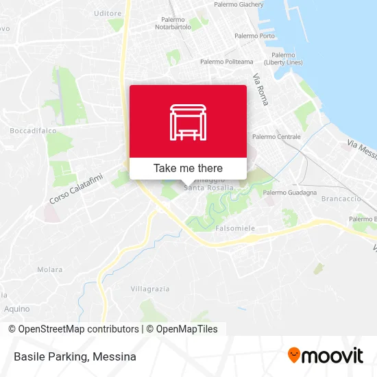Basile Parking map