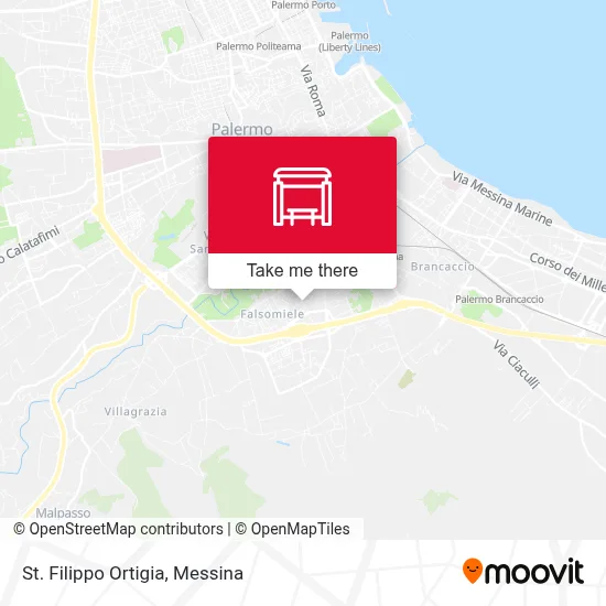St. Filippo Ortigia map