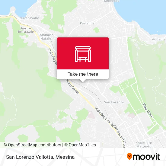 San Lorenzo Vallotta map