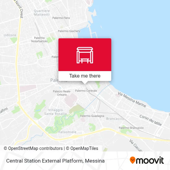 Central Station External Platform map