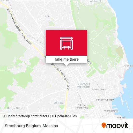Strasbourg Belgium map
