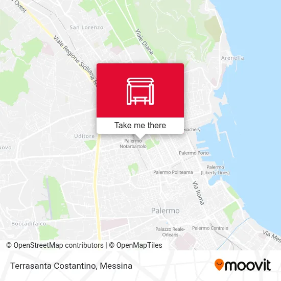 Terrasanta Costantino map