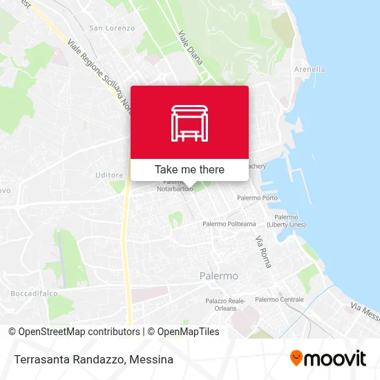 Terrasanta Randazzo map