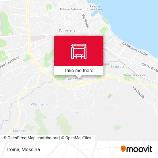 Troina map