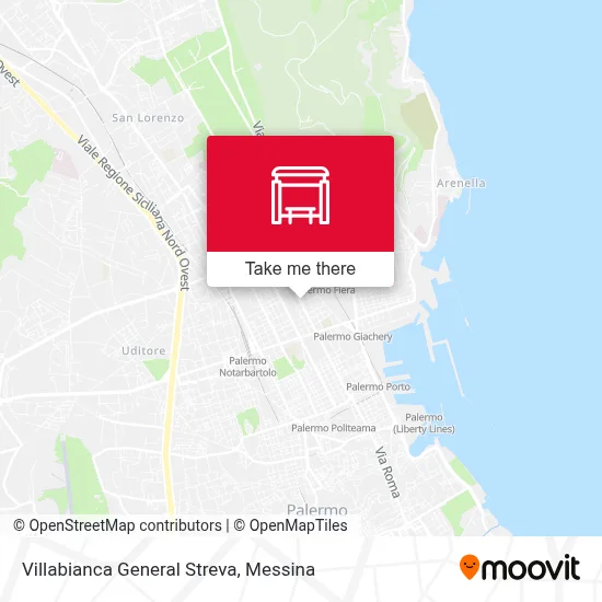 Villabianca General Streva map