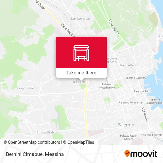 Bernini Cimabue map