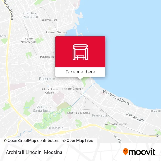 Archirafi Lincoln map
