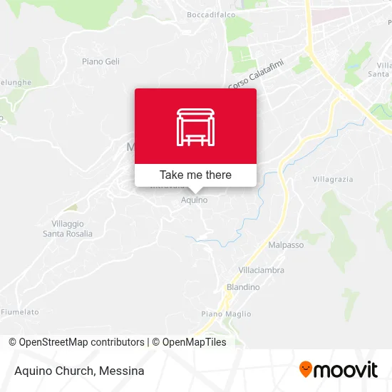 Aquino Church map