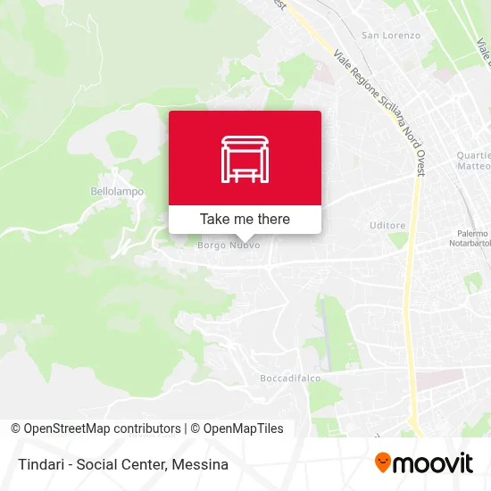 Tindari - Social Center map