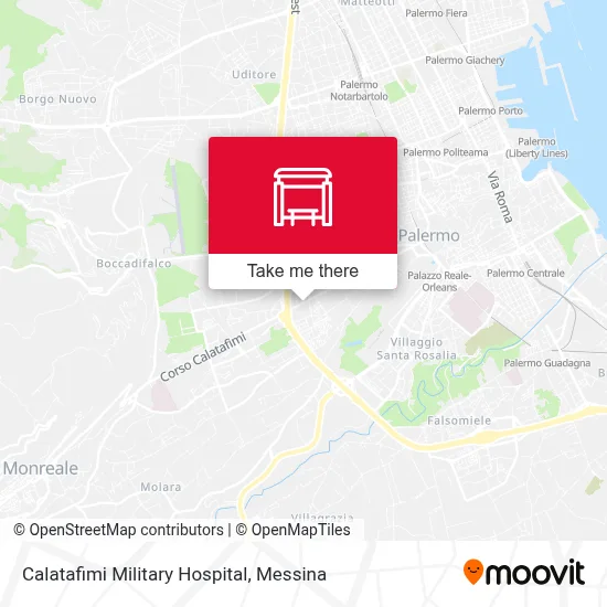 Calatafimi Military Hospital map
