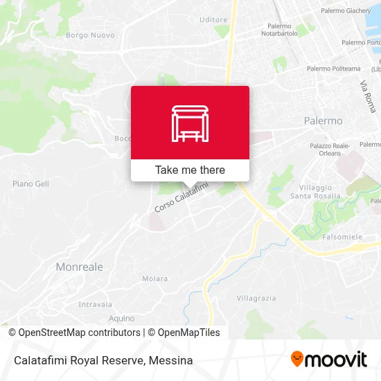 Calatafimi Royal Reserve map