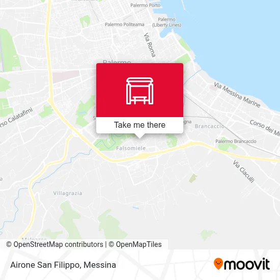 Airone San Filippo map