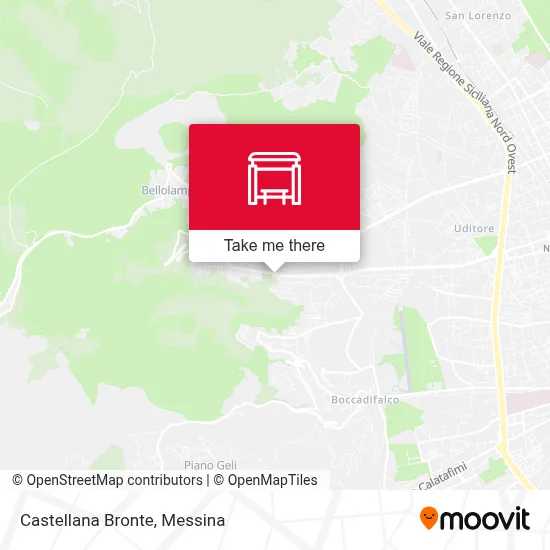 Castellana Bronte map