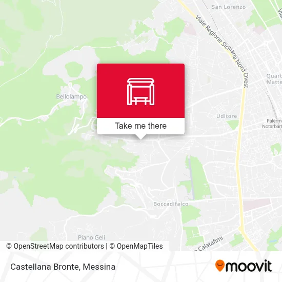 Castellana Bronte map