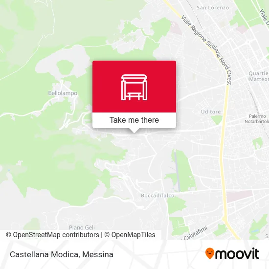 Castellana Modica map