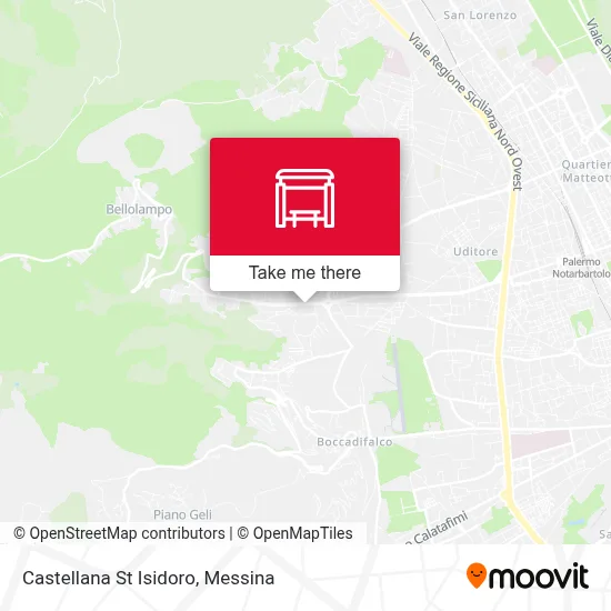 Castellana St Isidoro map