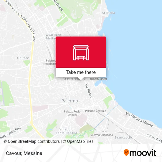 Cavour map