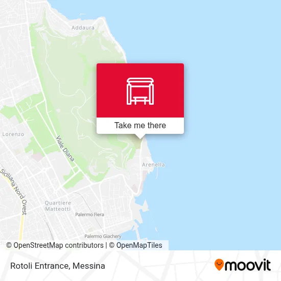 Rotoli Entrance map