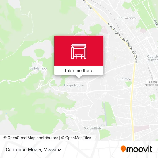 Centuripe Mozia map
