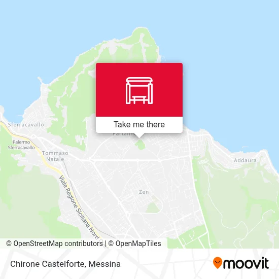 Chirone Castelforte map