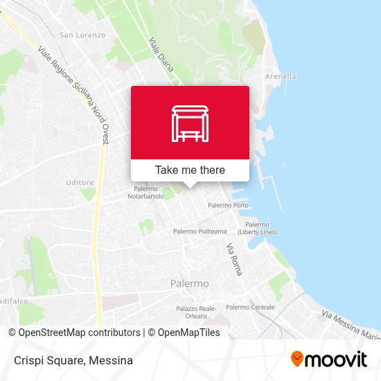 Crispi Square map