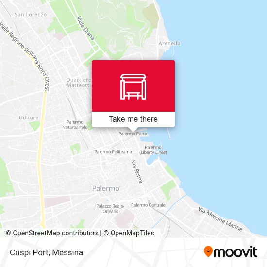Crispi Port map
