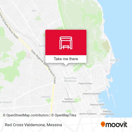Red Cross Valdemone map