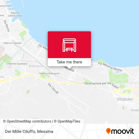 Dei Mille Ciluffo map