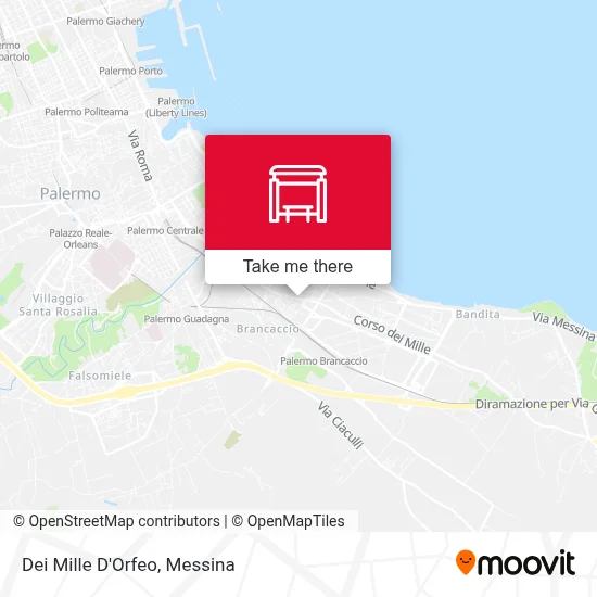 Dei Mille D'Orfeo map