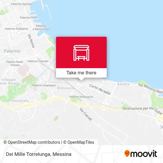 Dei Mille Torrelunga map
