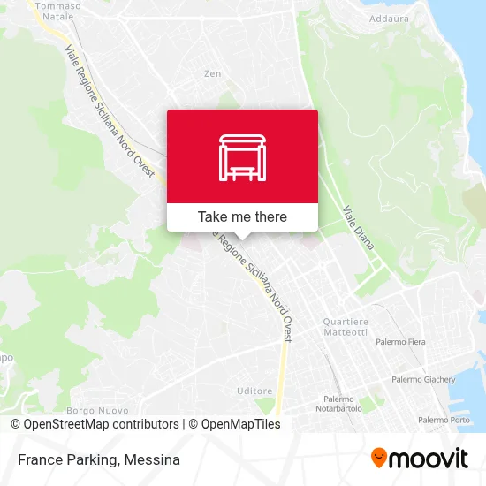 France Parking map