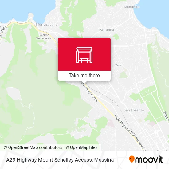 A29 Highway Mount Schelley Access map