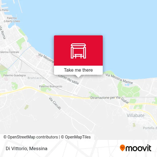 Di Vittorio map