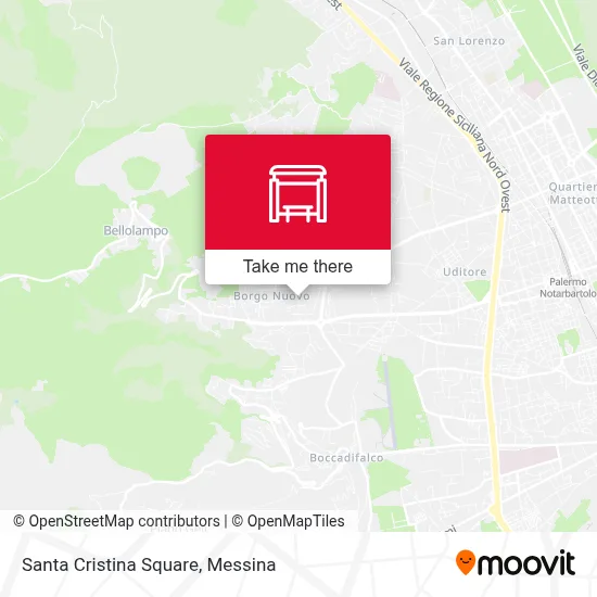 Santa Cristina Square map