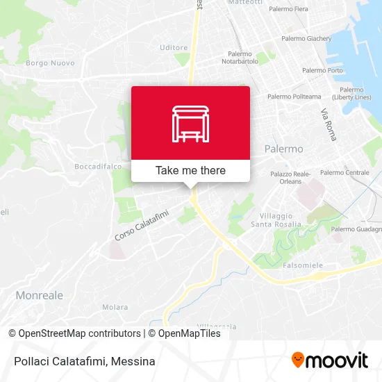 Pollaci Calatafimi map