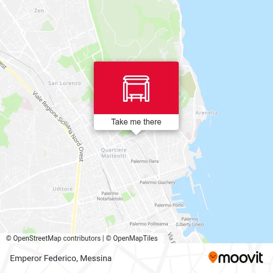 Emperor Federico map