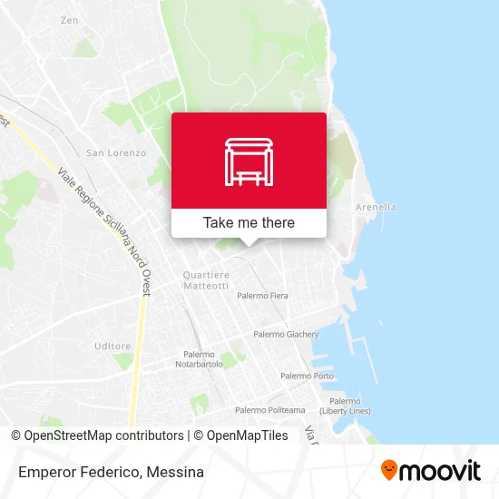 Emperor Federico map