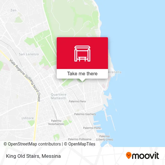 King Old Stairs map