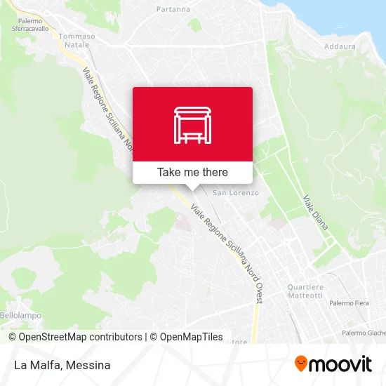 La Malfa map